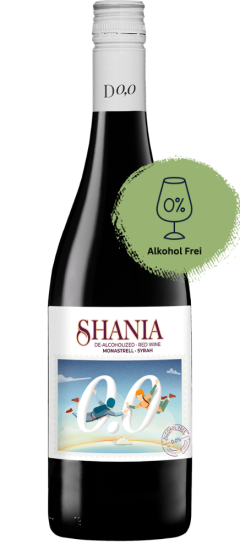 Juan Gil- SHANIA 0,0 – entalkoholisierter Rotwein, 0,0 % Alkohol
